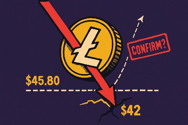 Litecoin technical outlook: $45.80 is the level that decides its next move