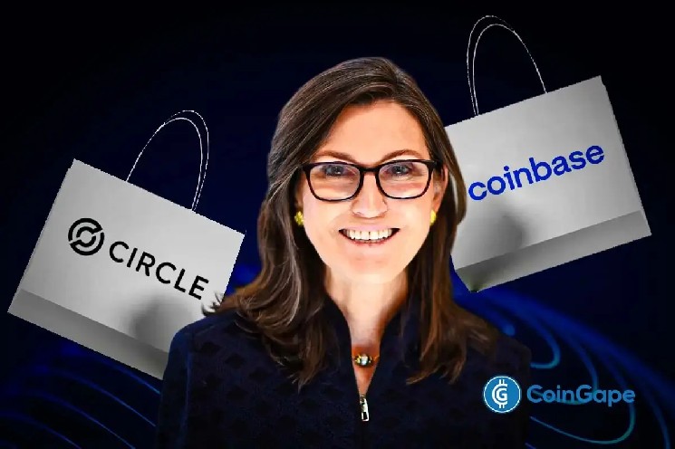 Cathie Wood’s ARK Buys More Coinbase, Circle Stock As CLARITY Act Vote Looms