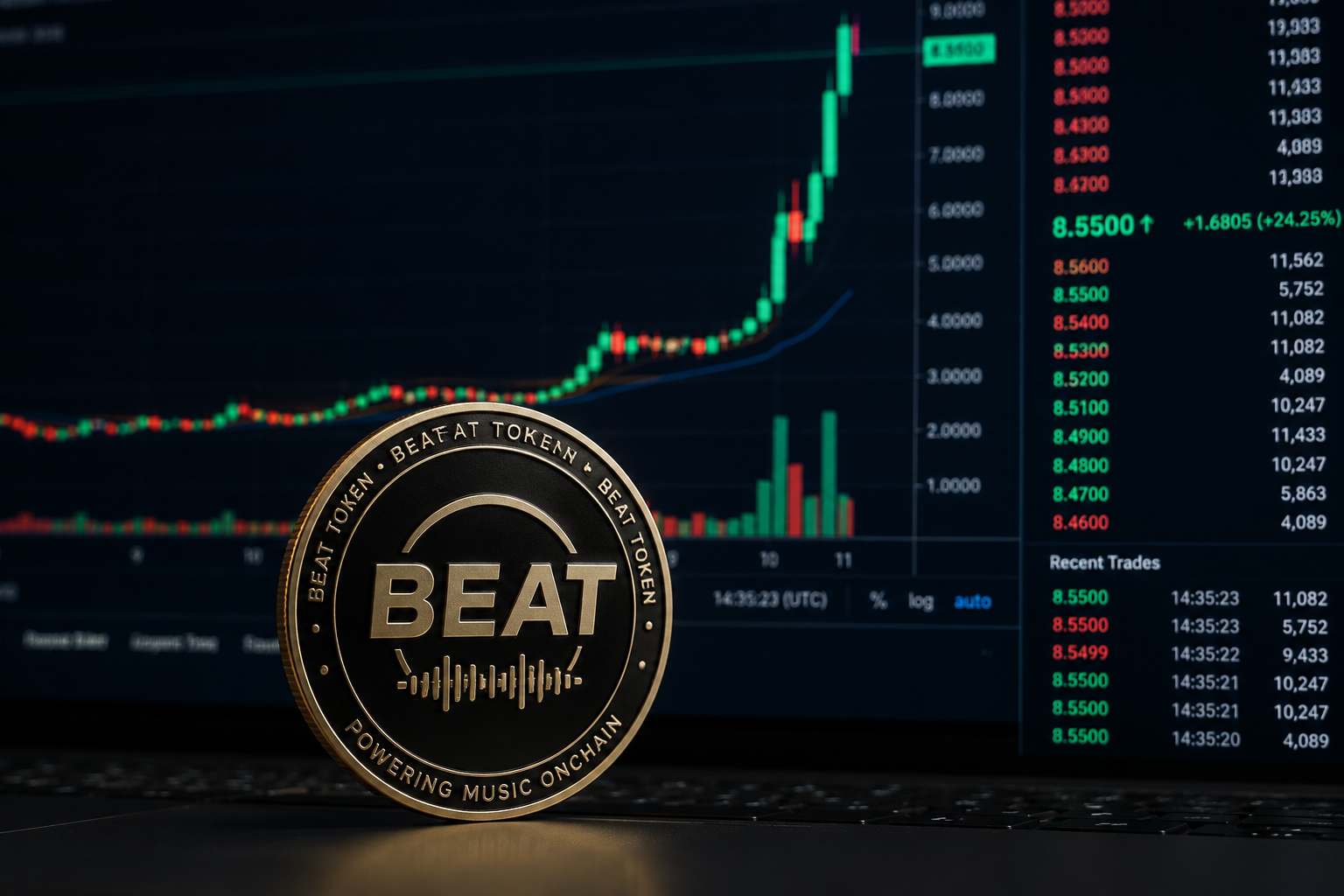 BEAT price nears extreme levels after 476% seven-day rally