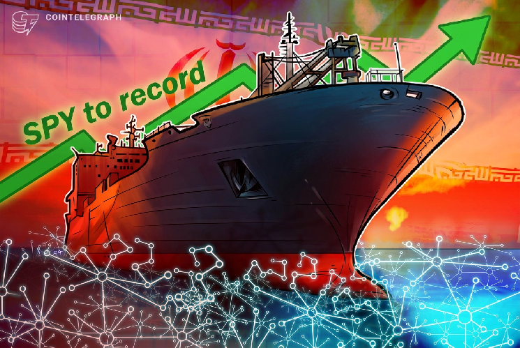 Bitcoin coils at $64K as Hormuz reopening timeline sends S&amp;P 500 to $70T record