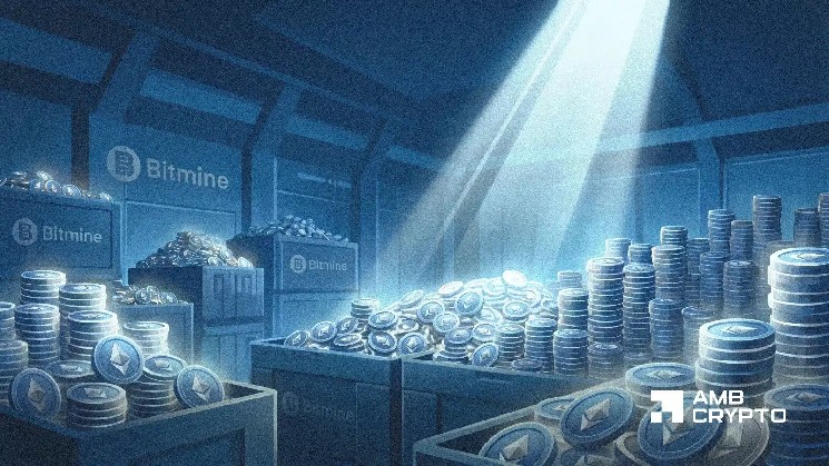 Bitmine locks 77% of Ethereum holdings – Why $9B ETH bet matters