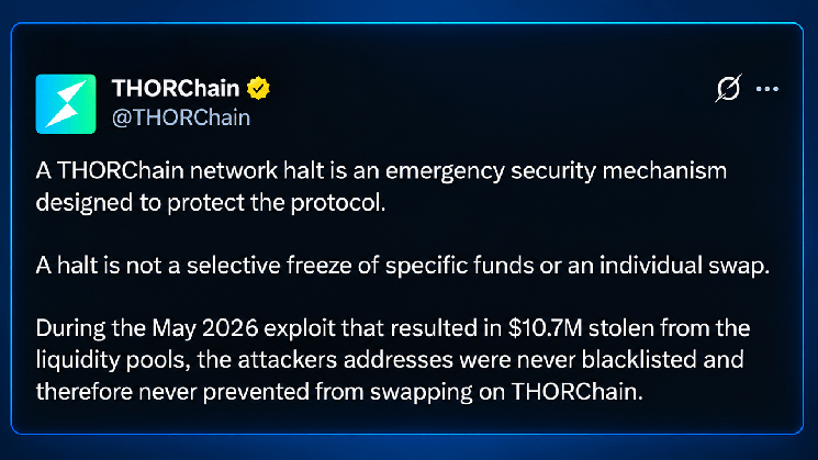 Соучредитель Thorchain: «Нейтральные сети не могут выбирать, кто может совершать транзакции»