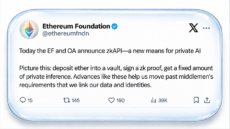 Ethereum's zkAPI Gives AI Payments a Privacy Cloak With a Catch