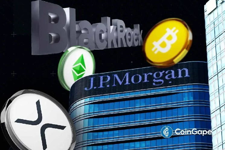 BREAKING: JPMorgan Adds XRP Exposure, Expands BlackRock Bitcoin &amp; ETH ETFs Holdings