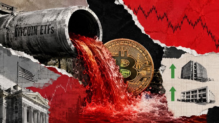 Bitcoin’s ETF rebound just lost 38% of its gains in four sessions as BTC fell below $63,000